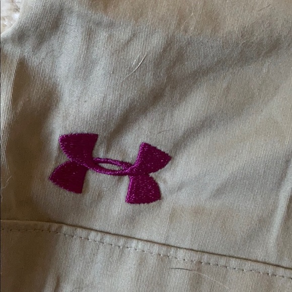 Khaki Under Armour shorts. - Picture 2 of 3